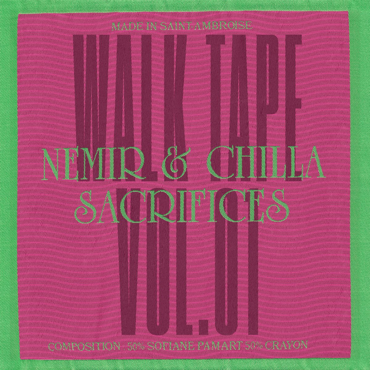 Sacrifices – pochette de Chilla, Nemir & Walk in Paris